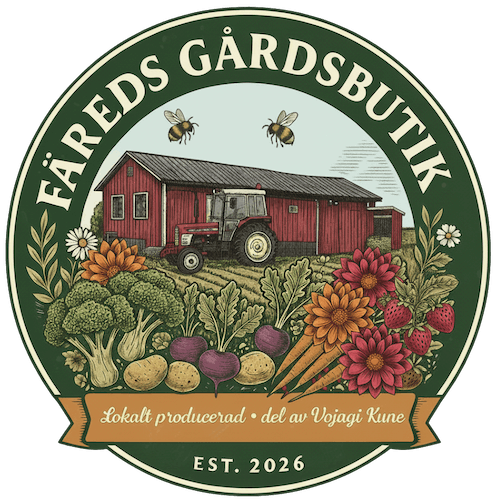 Logotyp till Färeds Gårdsbutik.